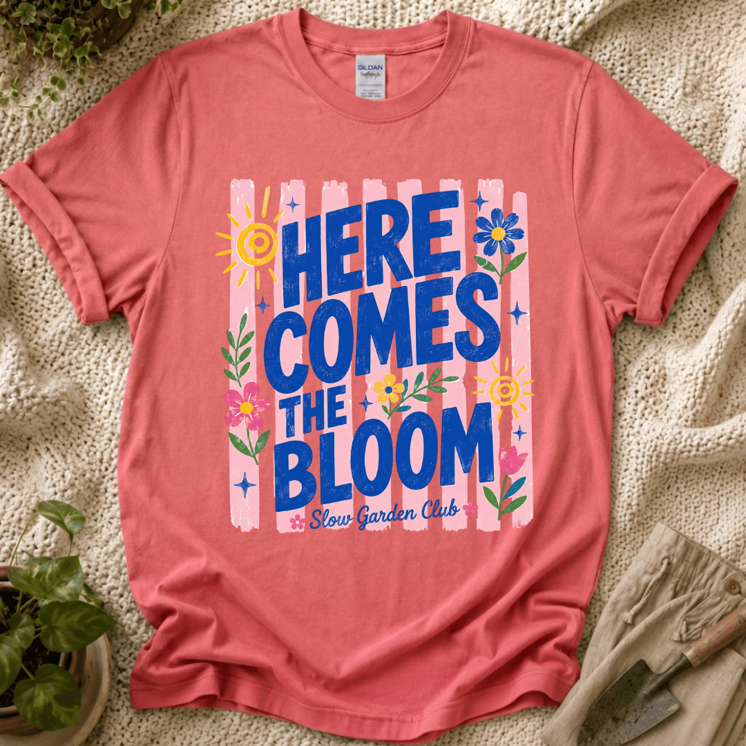 Here Comes The Bloom Summer Stripes T-Shirt