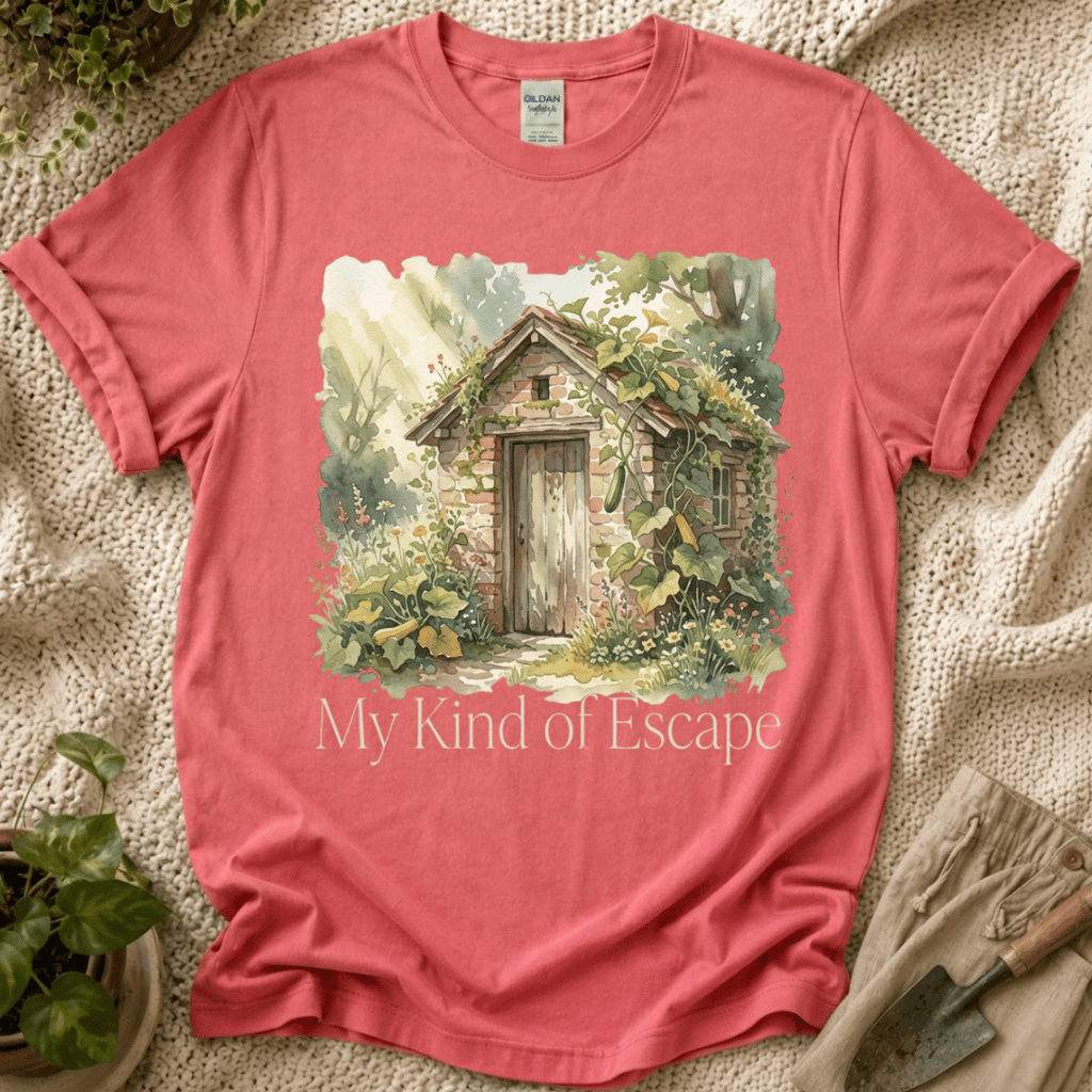 My Kind of Escape Slow Garden T-Shirt by Zen & Zucchinis Slow Garden Club