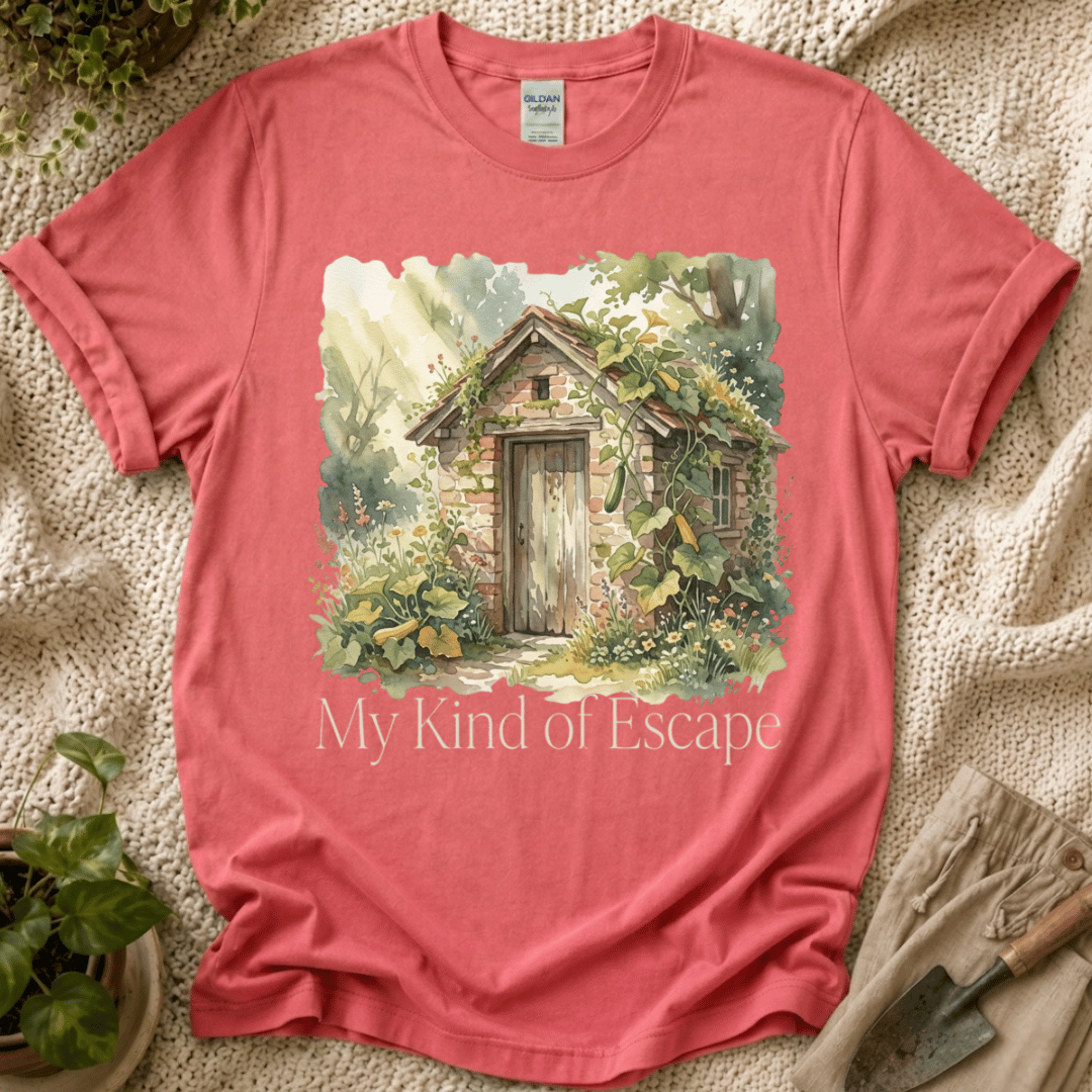 My Kind of Escape Slow Garden T-Shirt by Zen & Zucchinis Slow Garden Club