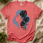 Floral Female Silhouette T-Shirt by Zen & Zucchinis Slow Garden Club