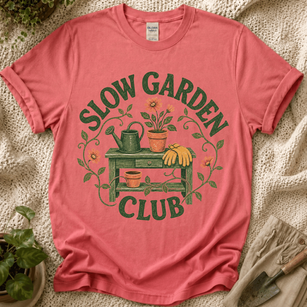 Slow Garden Club Garden Bench T-Shirt