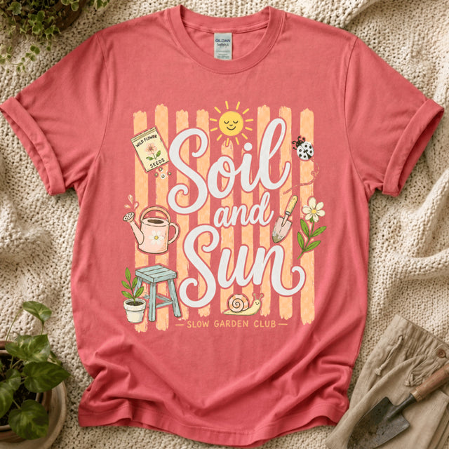 Soil & Sun Summer Garden T-Shirt - Zen & Zucchinis garden graphic tee