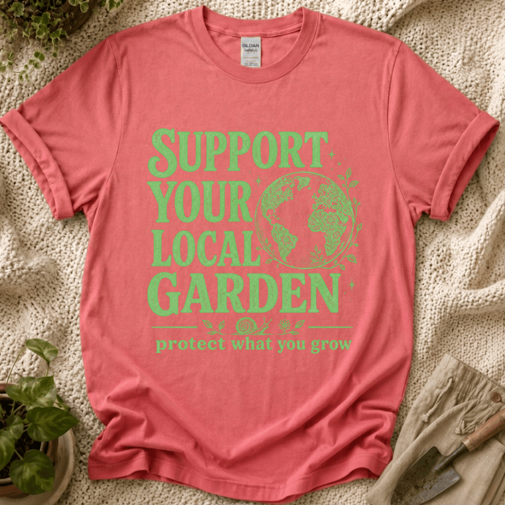 Support Your Local Garden T-Shirt by Zen & Zucchinis Slow Garden Club