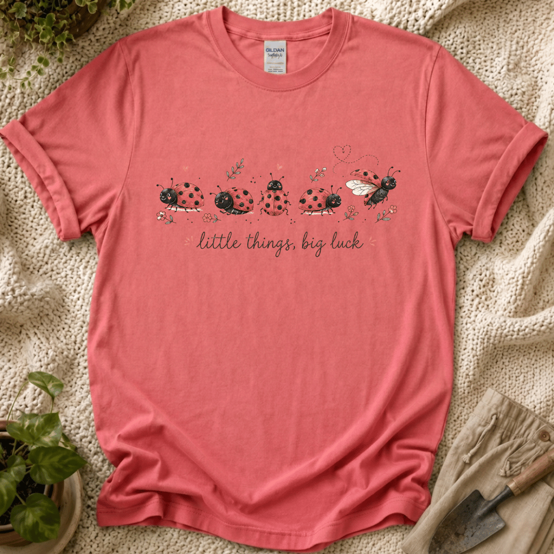 Little Thinks Big Luck Ladybug T-Shirt