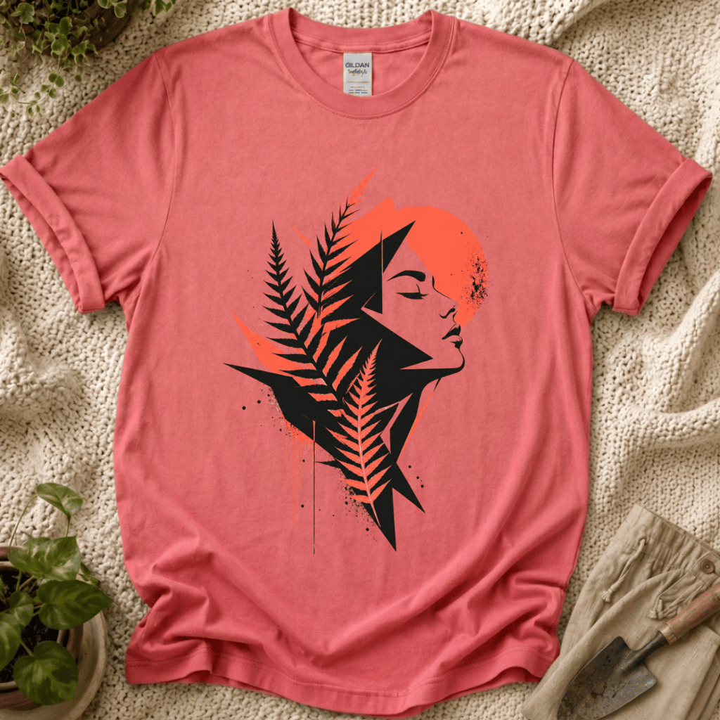 Wild Fern Botanical Art T-Shirt - Zen & Zucchinis garden graphic tee