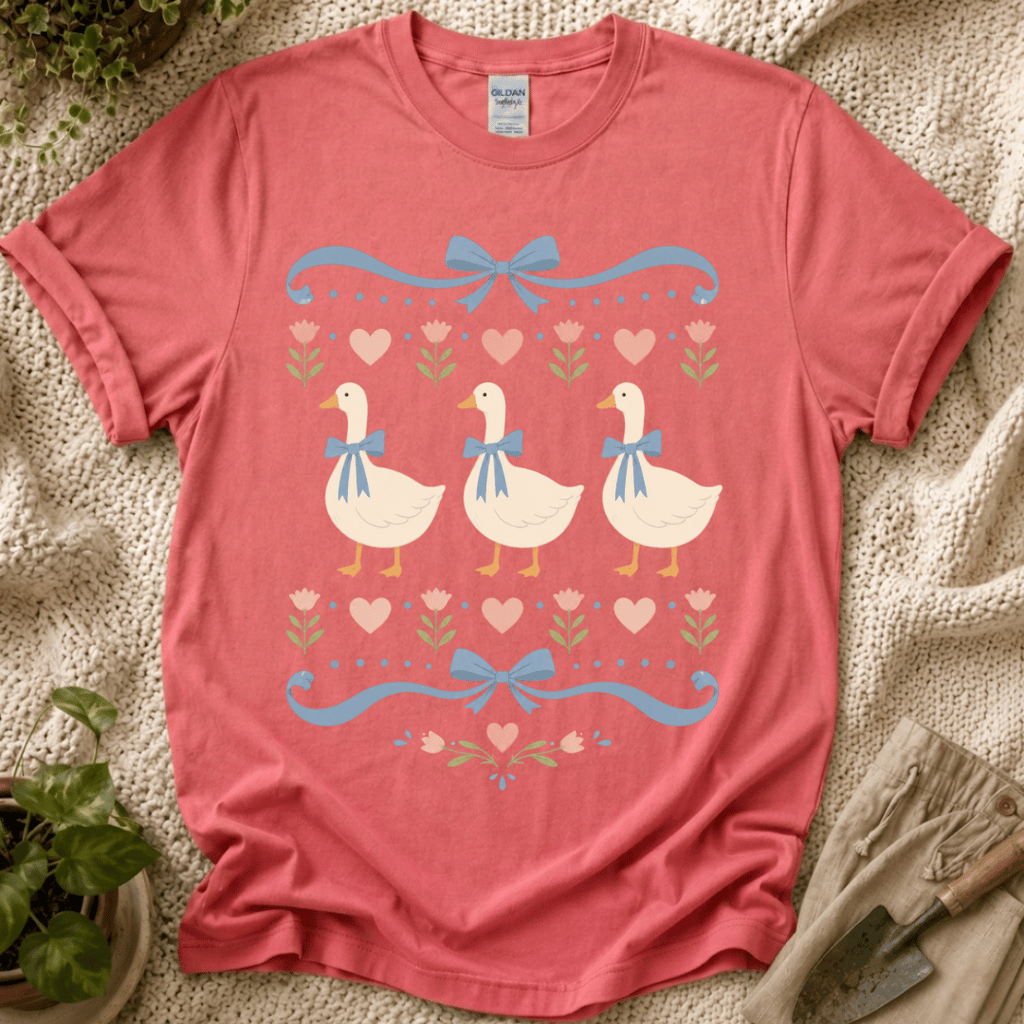 Slow Garden Goose T-Shirt by Zen & Zucchinis Slow Garden Club