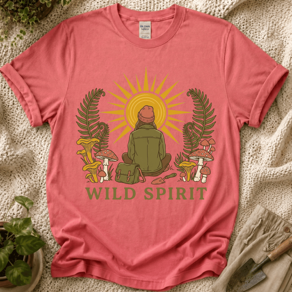 Wild Spirit Nature T-Shirt by Zen & Zucchinis Slow Garden Club