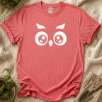 Cute Owl Gaze T-Shirt by Zen & Zucchinis Slow Garden Club