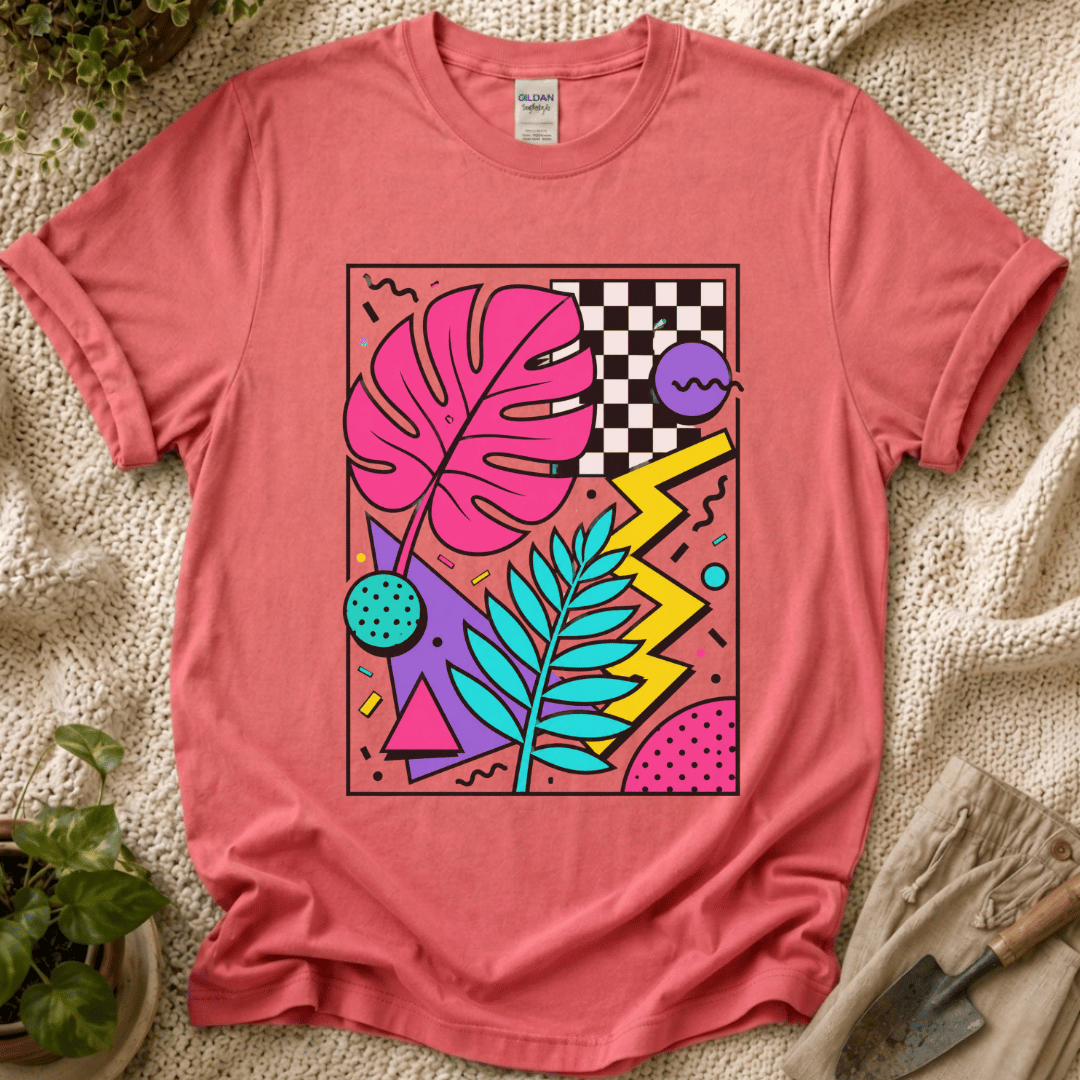 Abstract Wildflower Garden T-Shirt by Zen & Zucchinis Slow Garden Club