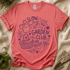 Slow Garden Club No Rush T-Shirt by Zen & Zucchinis Slow Garden Club