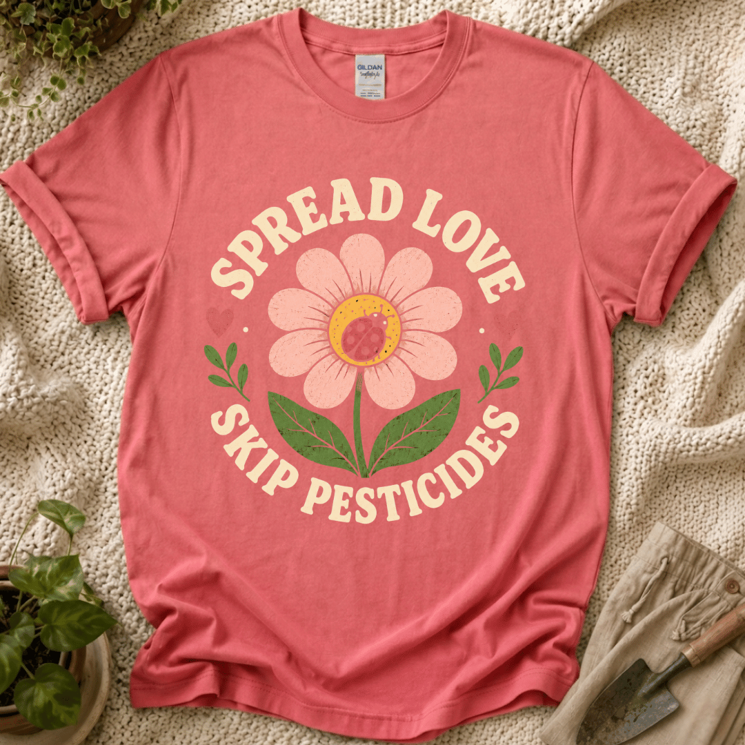 Spread Love Skip Pesticides T-Shirt