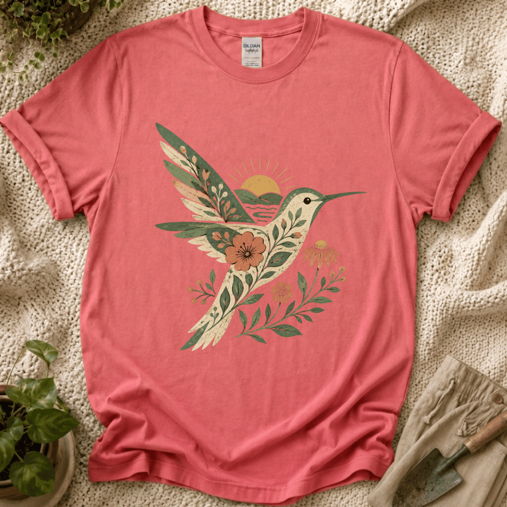 Botanical Hummingbird T-Shirt