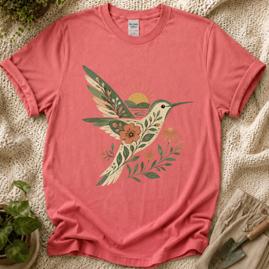 Botanical Hummingbird T-Shirt