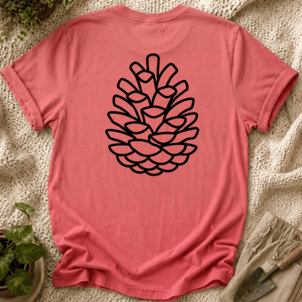 Quiet Pinecone Botanical T-Shirt by Zen & Zucchinis Slow Garden Club