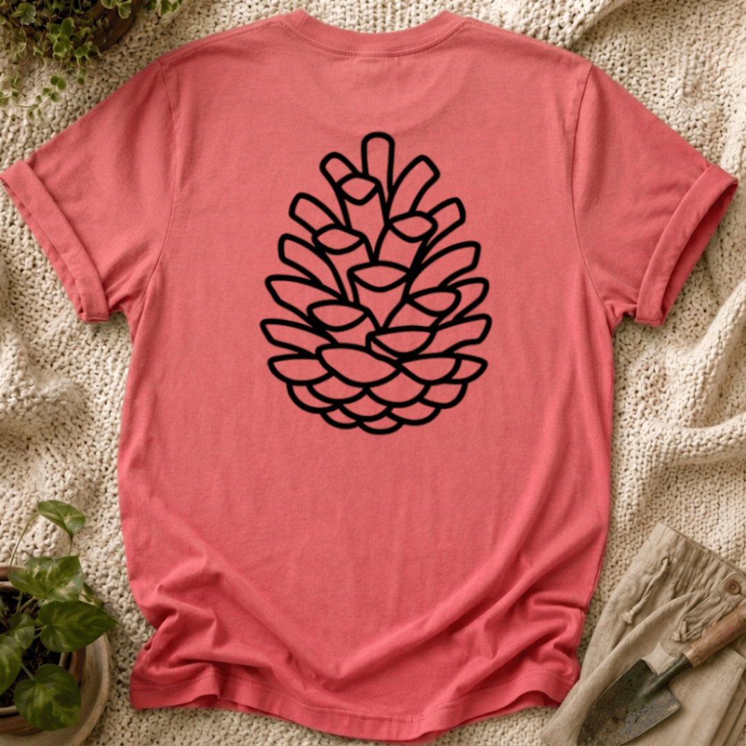 Quiet Pinecone Botanical T-Shirt by Zen & Zucchinis Slow Garden Club