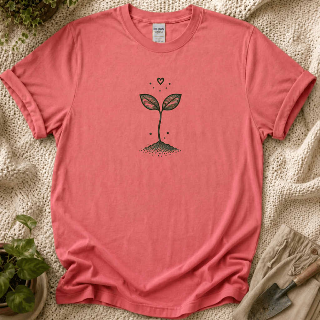 Loving New Creation Sprout T-Shirt by Zen & Zucchinis Slow Garden Club