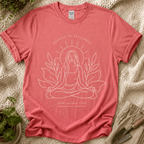 Rooted in Stillness Calm Garden T-Shirt by Zen & Zucchinis Slow Garden Club