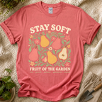 Stay Soft Fruit of the Garden Cottage T-Shirt by Zen & Zucchinis Slow Garden Club