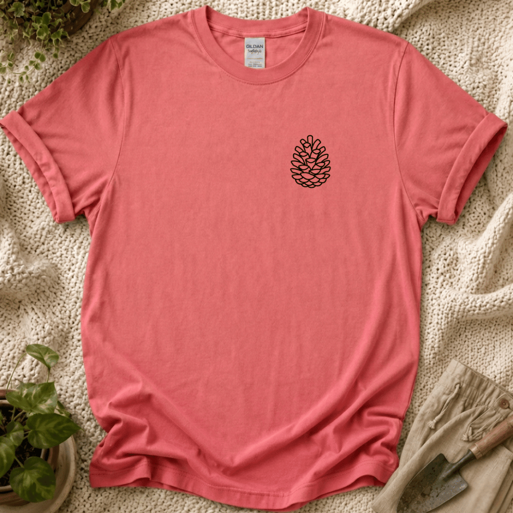 Quiet Pinecone Botanical T-Shirt by Zen & Zucchinis Slow Garden Club