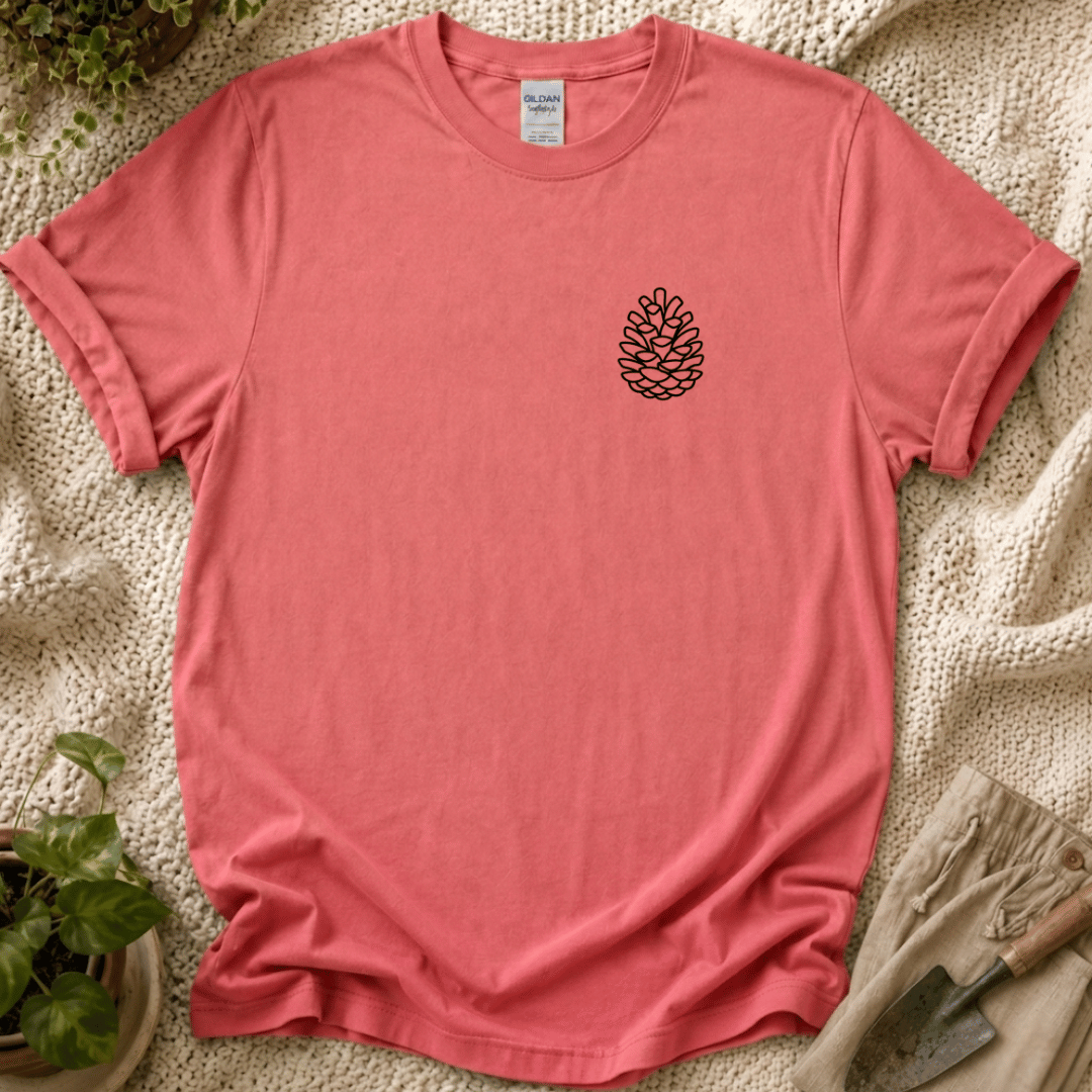 Quiet Pinecone Botanical T-Shirt by Zen & Zucchinis Slow Garden Club