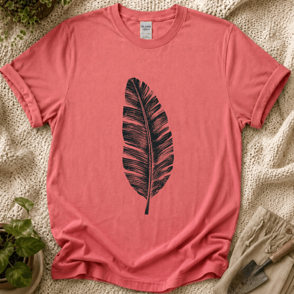 Feather of Luck T-Shirt by Zen & Zucchinis Slow Garden Club