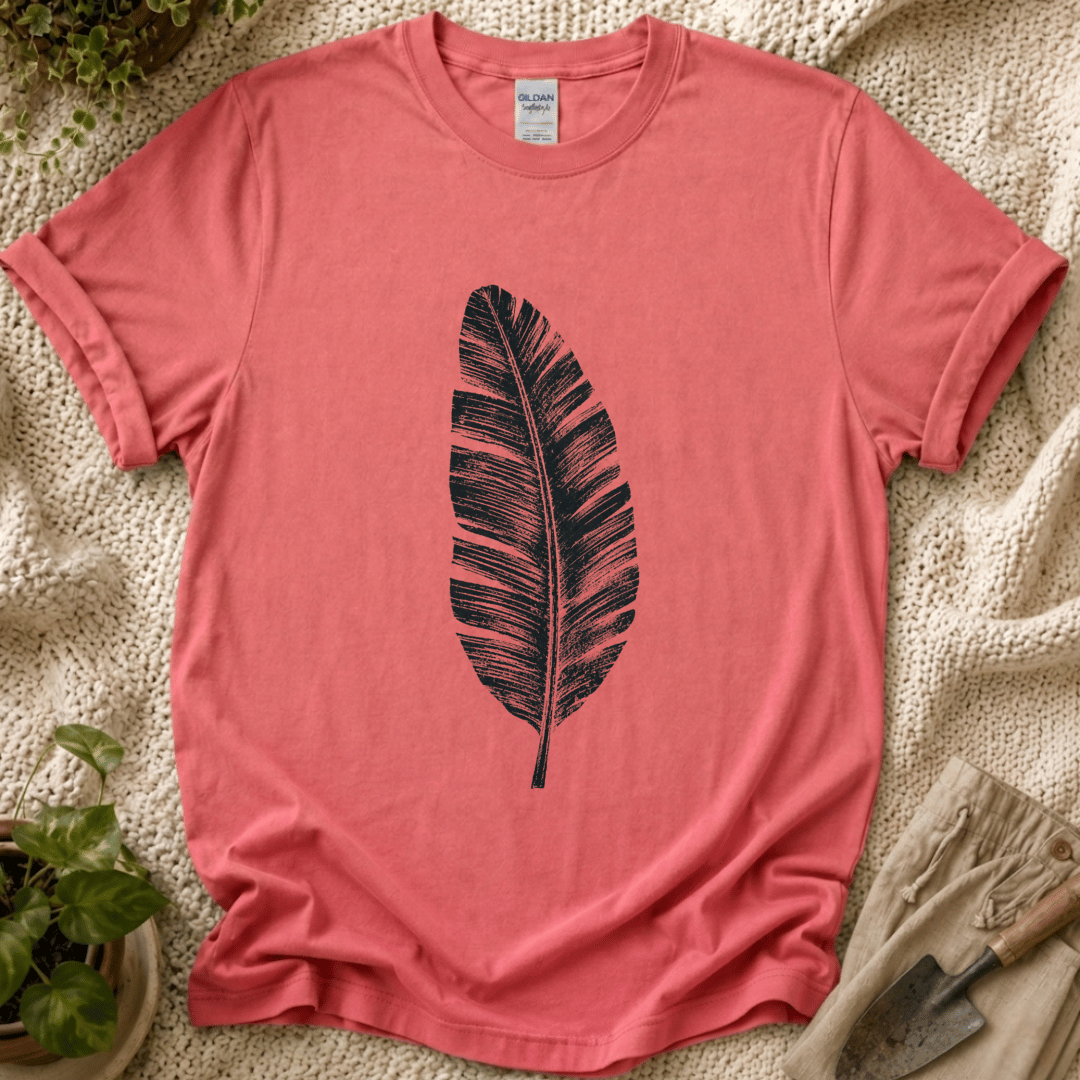 Feather of Luck T-Shirt by Zen & Zucchinis Slow Garden Club