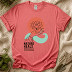 Nature Heals Botanical T-Shirt by Zen & Zucchinis Slow Garden Club