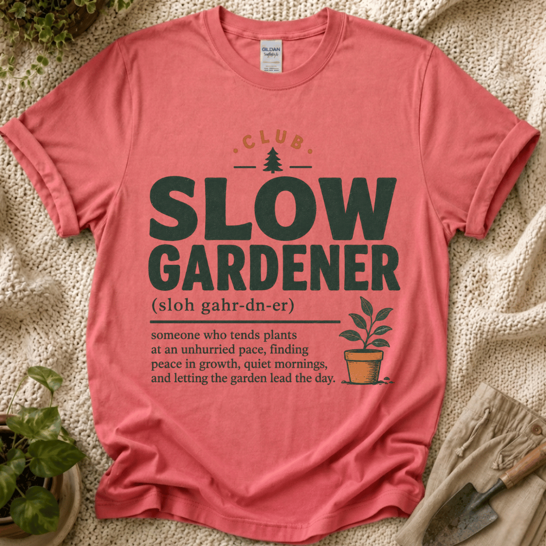 Slow Gardener Definition T-Shirt by Zen & Zucchinis Slow Garden Club