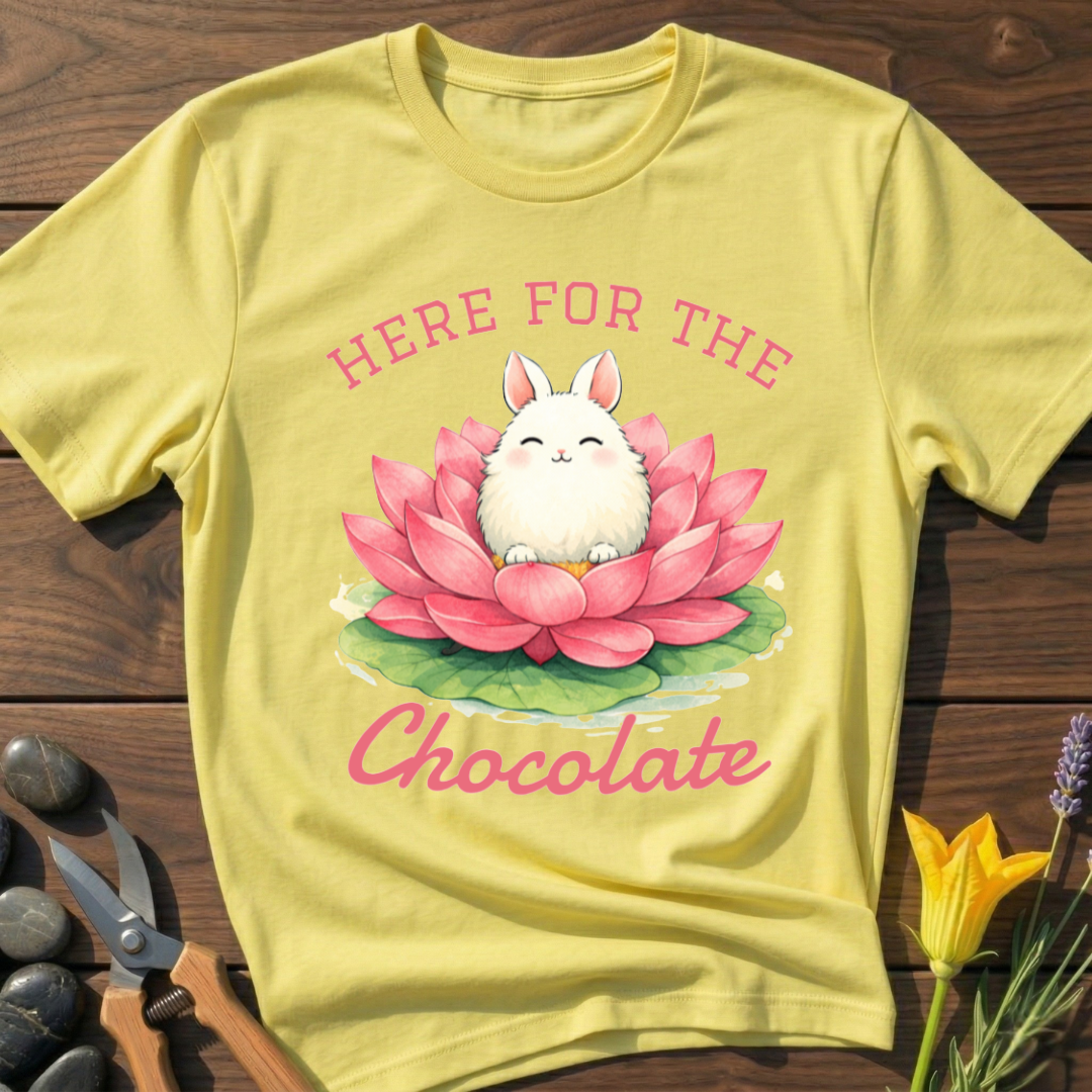 Chocolate Lotus Bunny T-Shirt