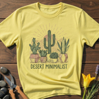 Desert Minimalist T-Shirt - botanical nature graphic t-shirt, minimalist design, unisex tee for Nature Lovers, Garnder, Farmer, Plant Lovers