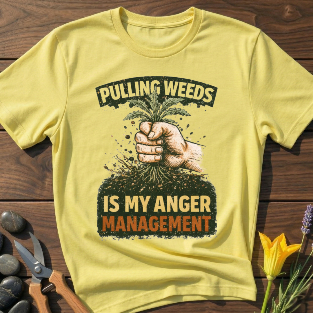 Pulling Weeds Anger Management T-Shirt