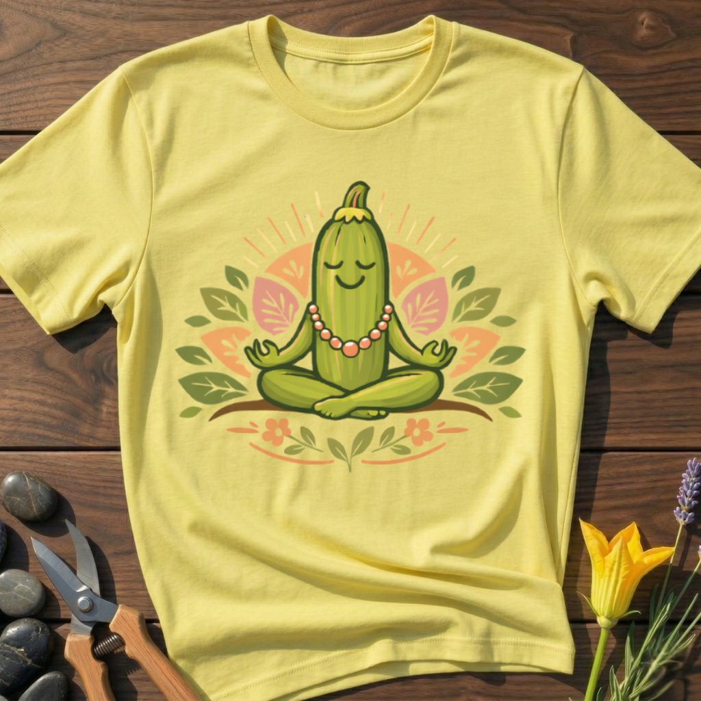 Zen & Zucchinis Meditation T-Shirt