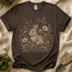 Rabbit In Sunflower Meadow T-Shirt