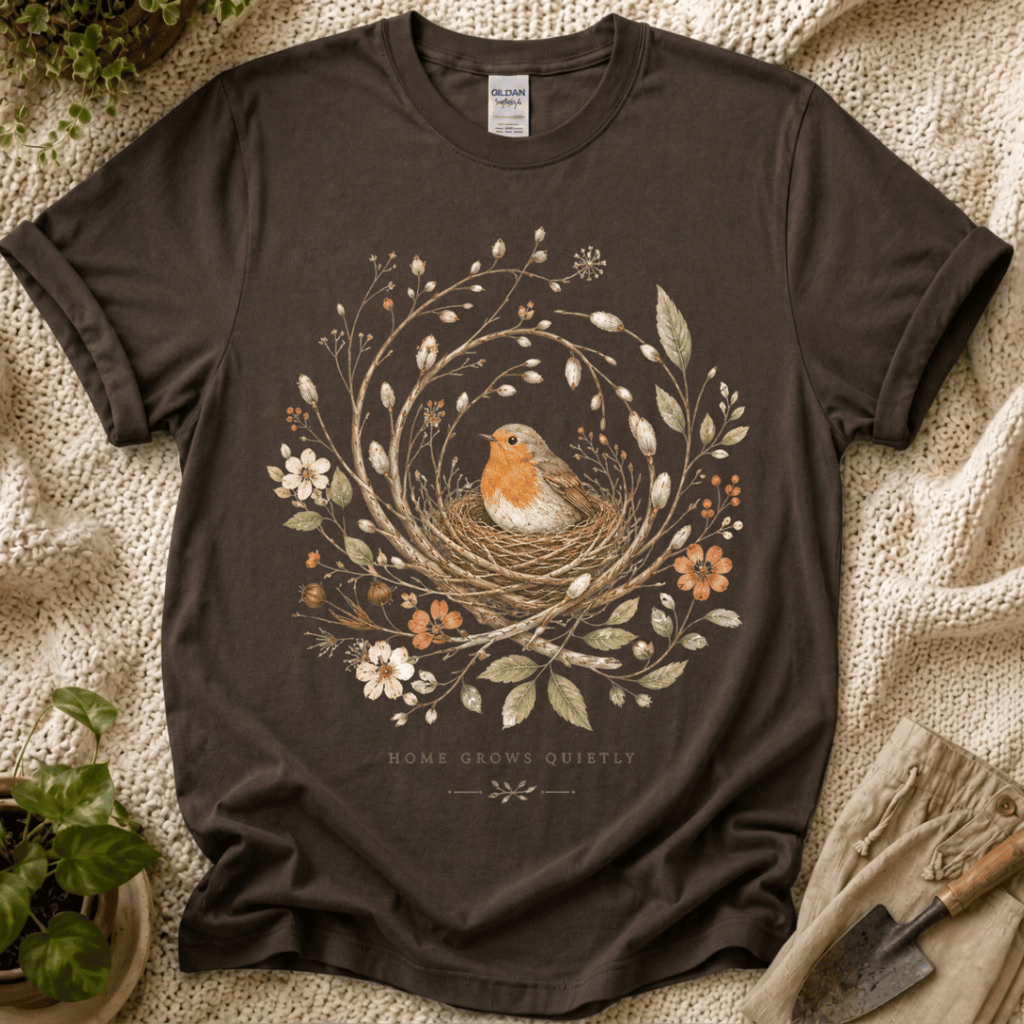 Soft Birds Nest Nature T-Shirt
