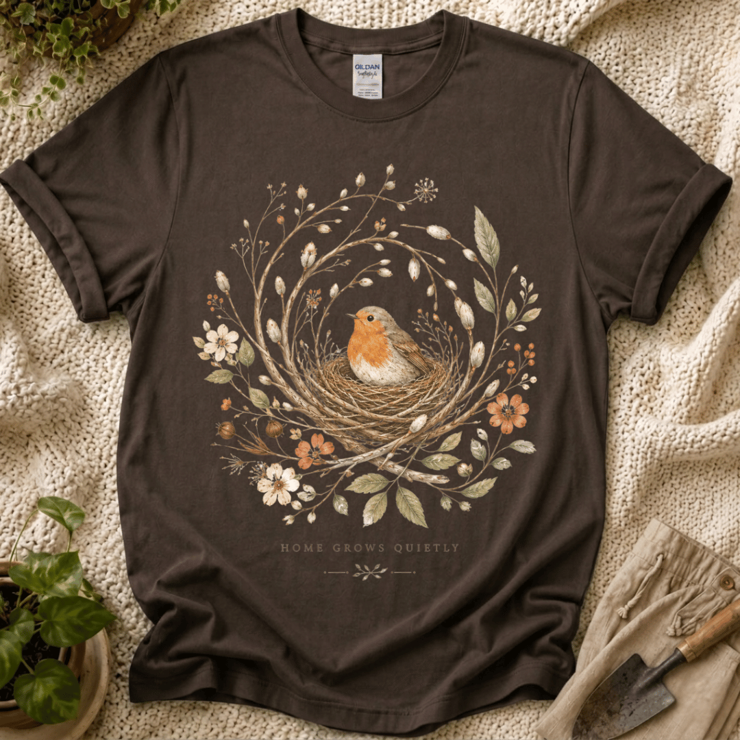 Soft Birds Nest Nature T-Shirt