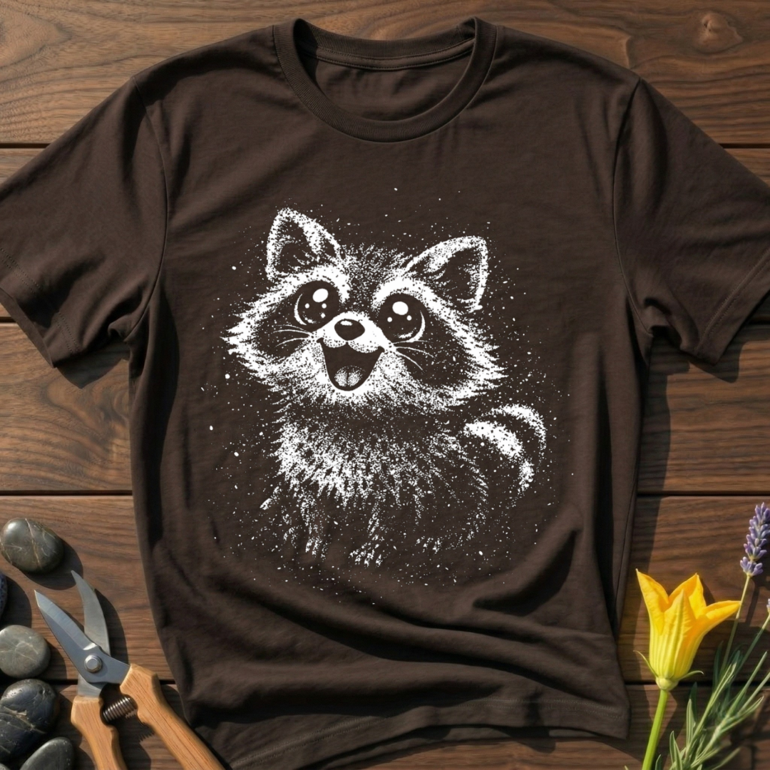 Racoon Happy T-Shirt