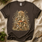 Quiet Forest Mushroom Gathering T-Shirt