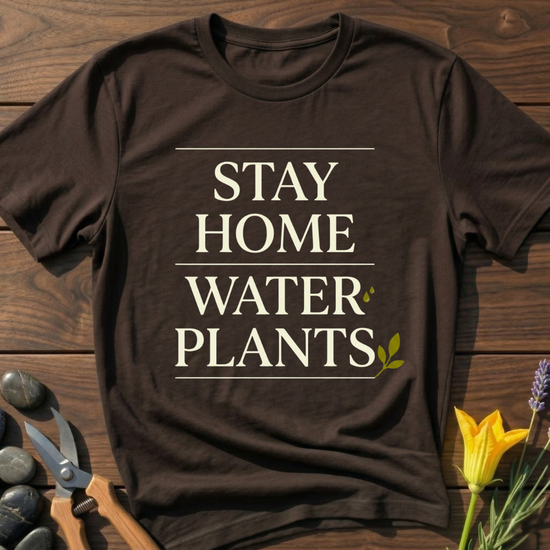 Stay Home Water Plants T-Shirt