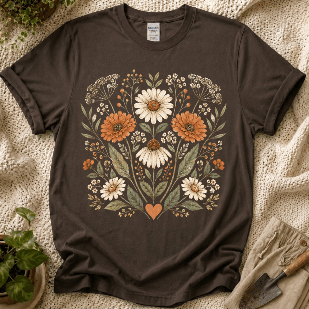 Garden Heart Bloom T-Shirt