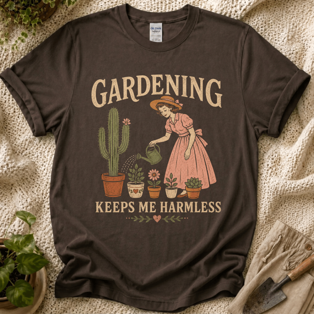 Gardening Keeps Me Harmless T-Shirt