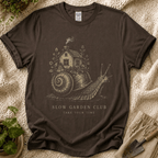 Take Your Time Snail Slow Garden Club T-Shirt by Zen & Zucchinis Slow Garden Club