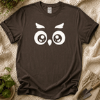 Cute Owl Gaze T-Shirt by Zen & Zucchinis Slow Garden Club