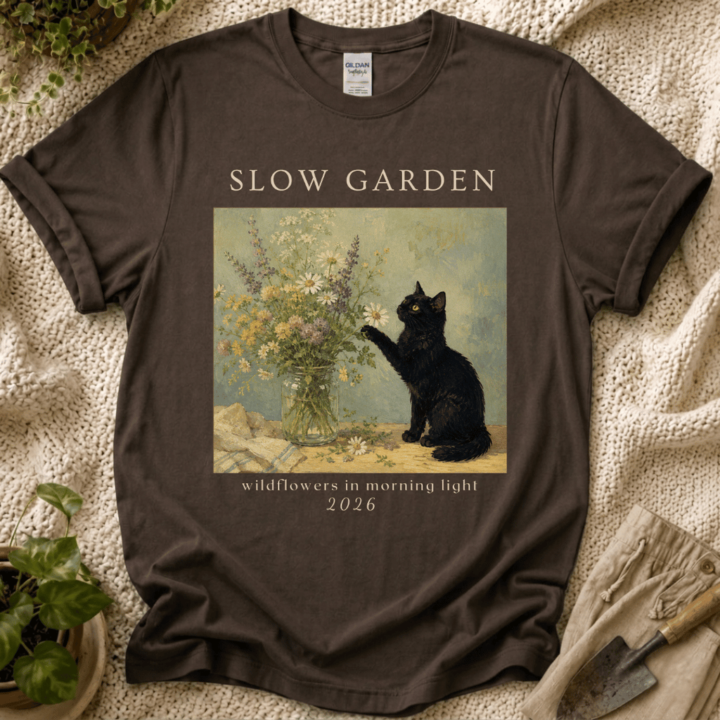Wildflowers in Morning Light T-Shirt by Zen & Zucchinis Slow Garden Club