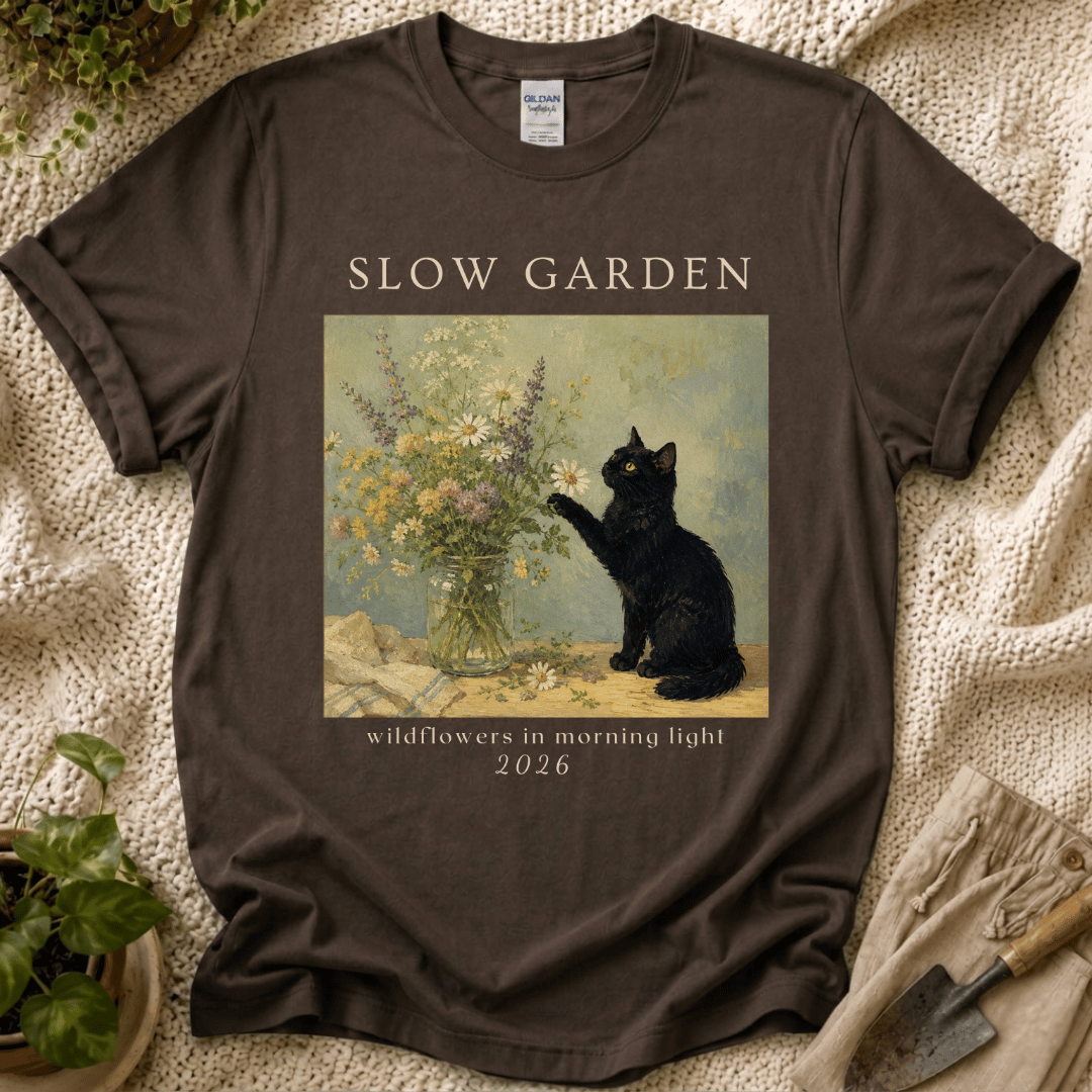 Wildflowers in Morning Light T-Shirt by Zen & Zucchinis Slow Garden Club