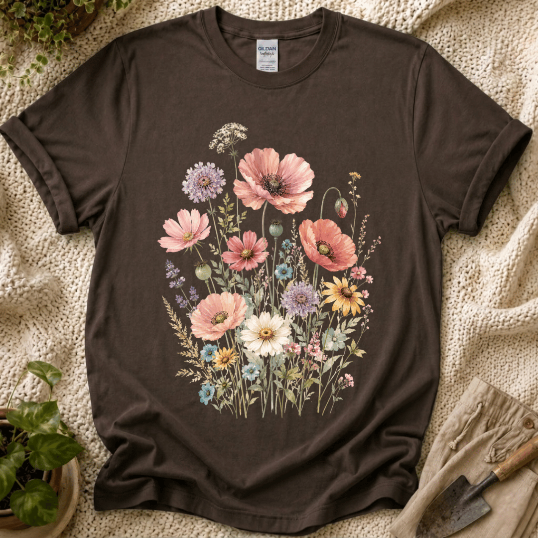 Soft Wildflower Bouquet T-Shirt