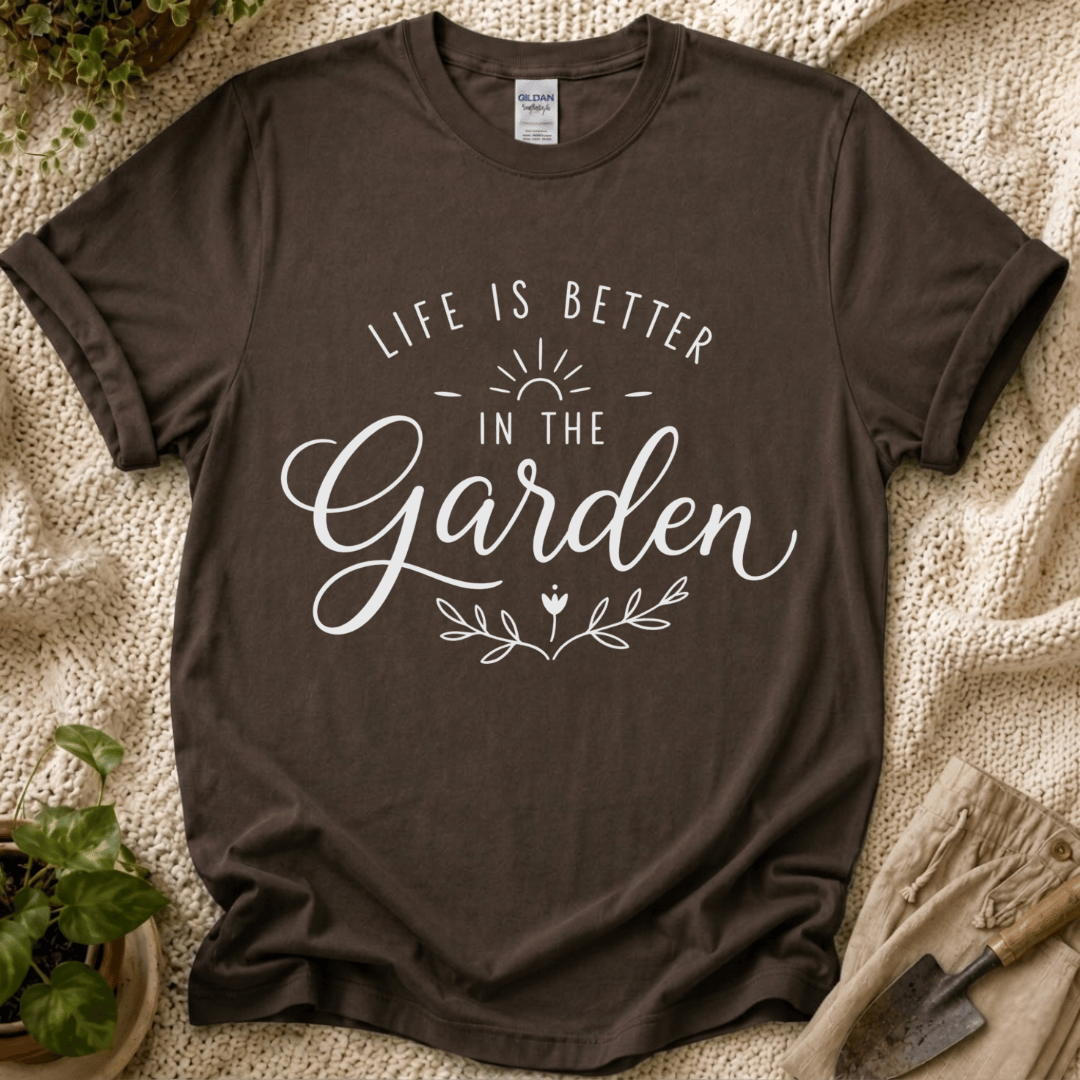 Life Is Better In The Garden T-Shirt - Zen & Zucchinis garden graphic tee