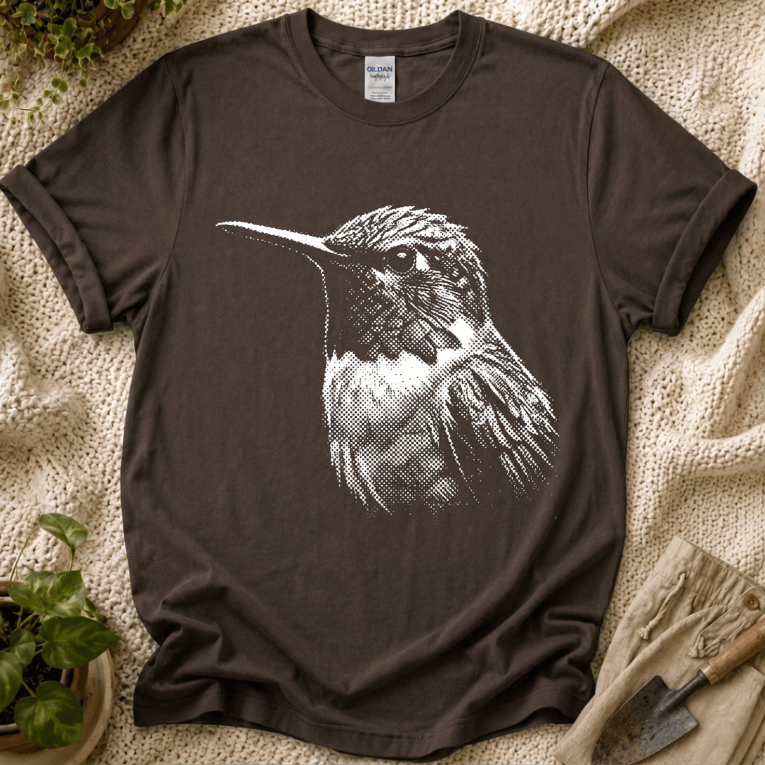 Quiet Hummingbird Garden T-Shirt by Zen & Zucchinis Slow Garden Club