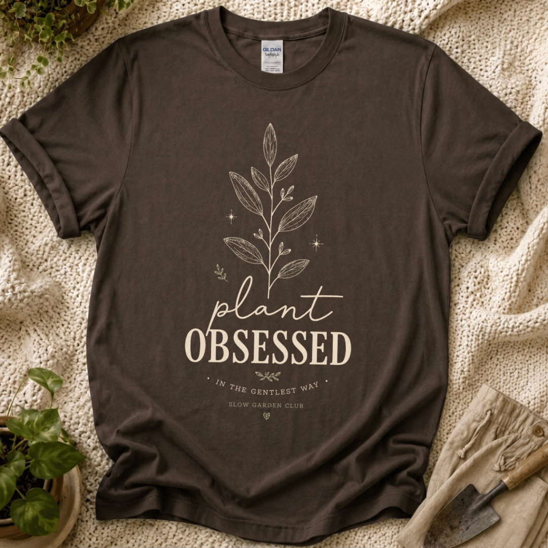 Plant Obsessed T-Shirt by Zen & Zucchinis Slow Garden Club