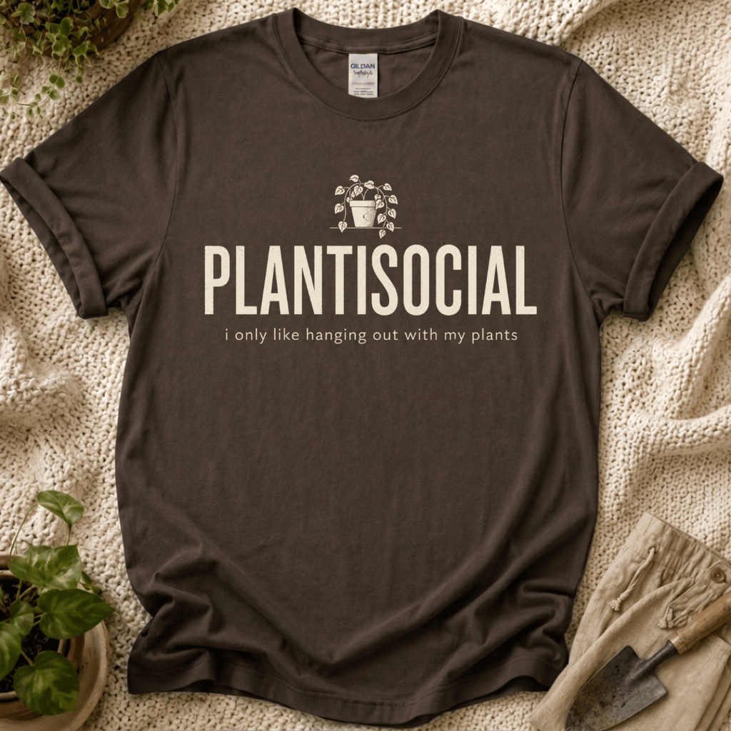 Plantisocial T-Shirt by Zen & Zucchinis Slow Garden Club