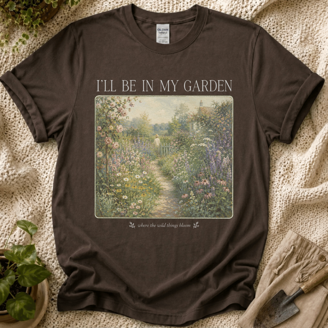 I’ll Be in My Garden Wild Things Bloom T-Shirt